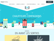 Tablet Screenshot of cityzenmobility.fr